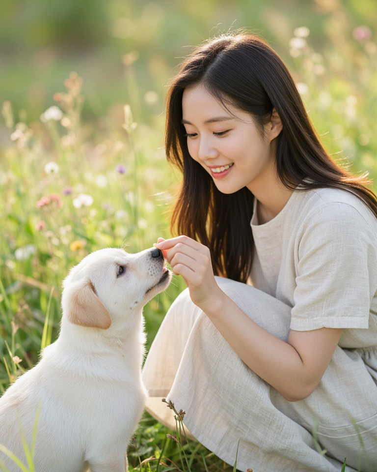 간식 주는 언니